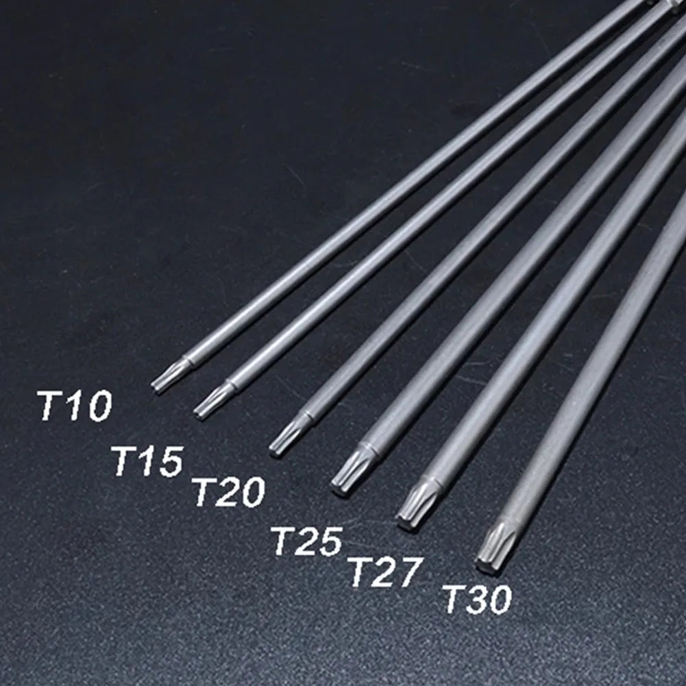 1 Long T10-T30 Magnetic Torx Screwdriver Bits Alloy Steel Electric