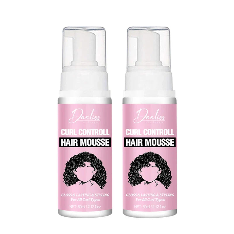 Curl Defining Mousse – Anti-Frizz Bouncy Curl Enhancer 60ml