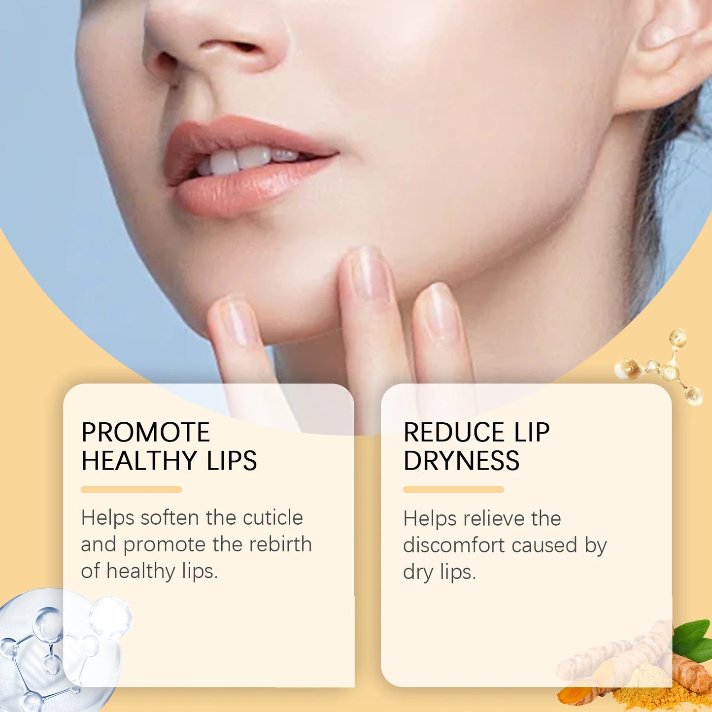Turmeric Lemon Lip Scrub – Exfoliating & Moisturizing Balm