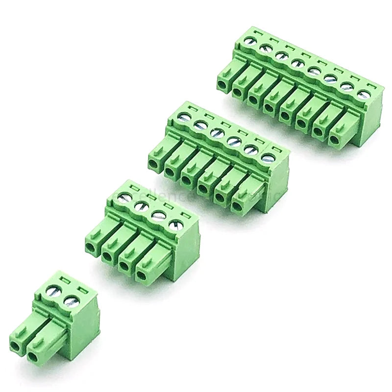 10Pcs 15EDG 3.5MM 3.81MM PCB Screw Terminal Block Connector PLUG PIN HEADER SOCKET 2/3/4/5/6/7/8/9/10/12P 3.5/3.81 KF2EDGK Peaceful Pleasures Health and Wellness