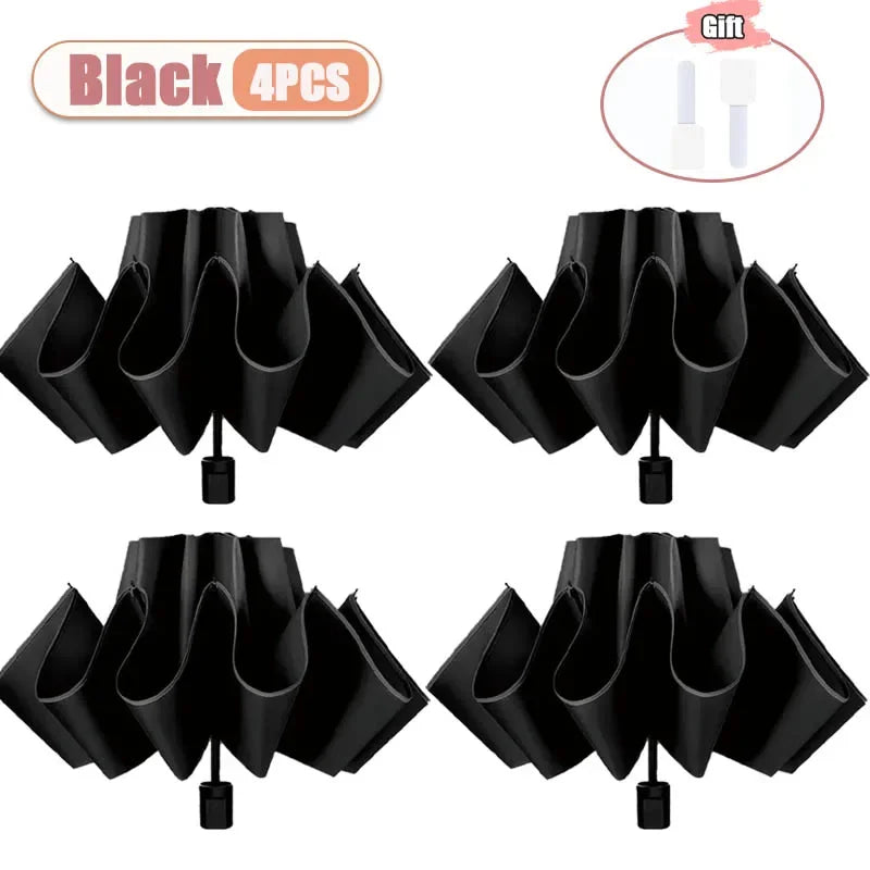 Large UV Protection Folding Umbrella – Sun & Rain Compact
