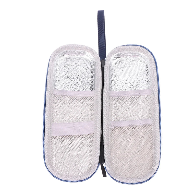3colors Waterproof Insulin Cooling Bag EVA Thermal Insulated Insulin Cooler With Gel Pen Bag Diabetics Travel Medicine Cooler Peaceful Pleasures Health and Wellness