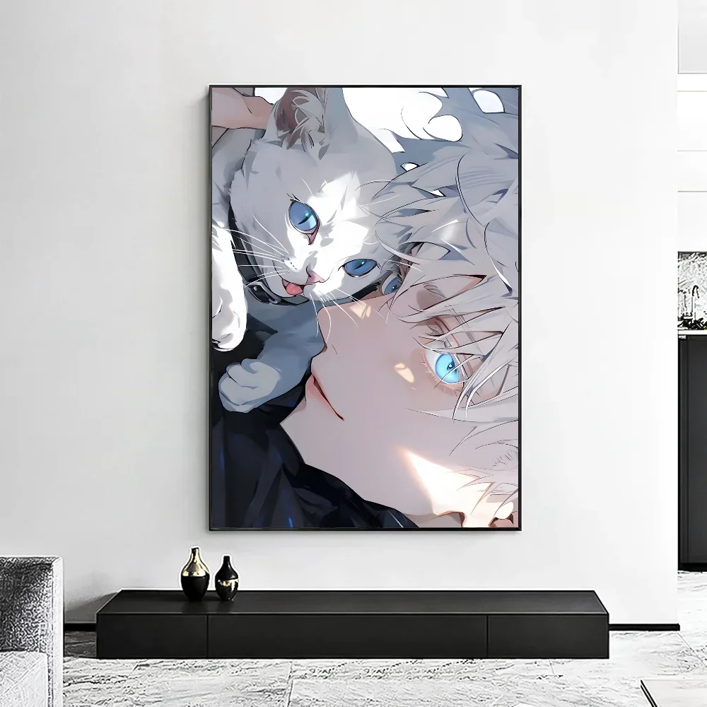 Satoru Gojo Canvas Wall Art | Jujutsu Kaisen Anime Poster