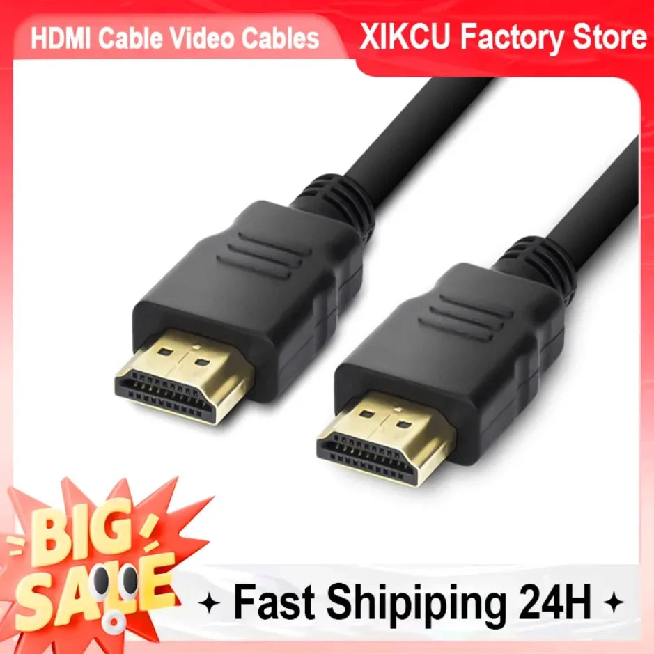Gold Plated HDMI Cable 4K 1080P 3D – 1M, 3M & 5M