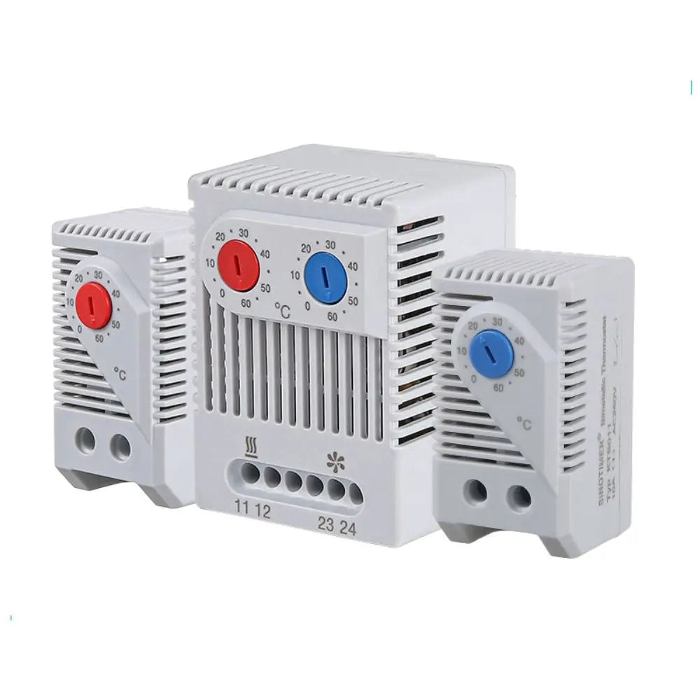 ZR011 Bimetallic Cabinet Thermostat | 0–60°C DIN Rail Mount