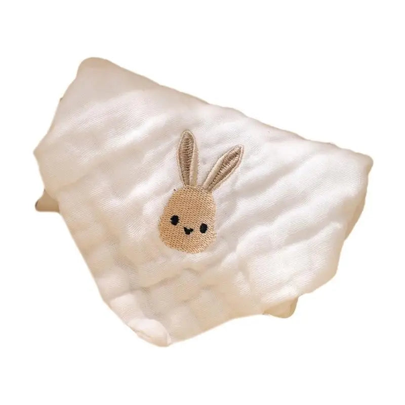 6-Layer Baby Towel | Soft Cotton Burp Cloth & Drool Bib