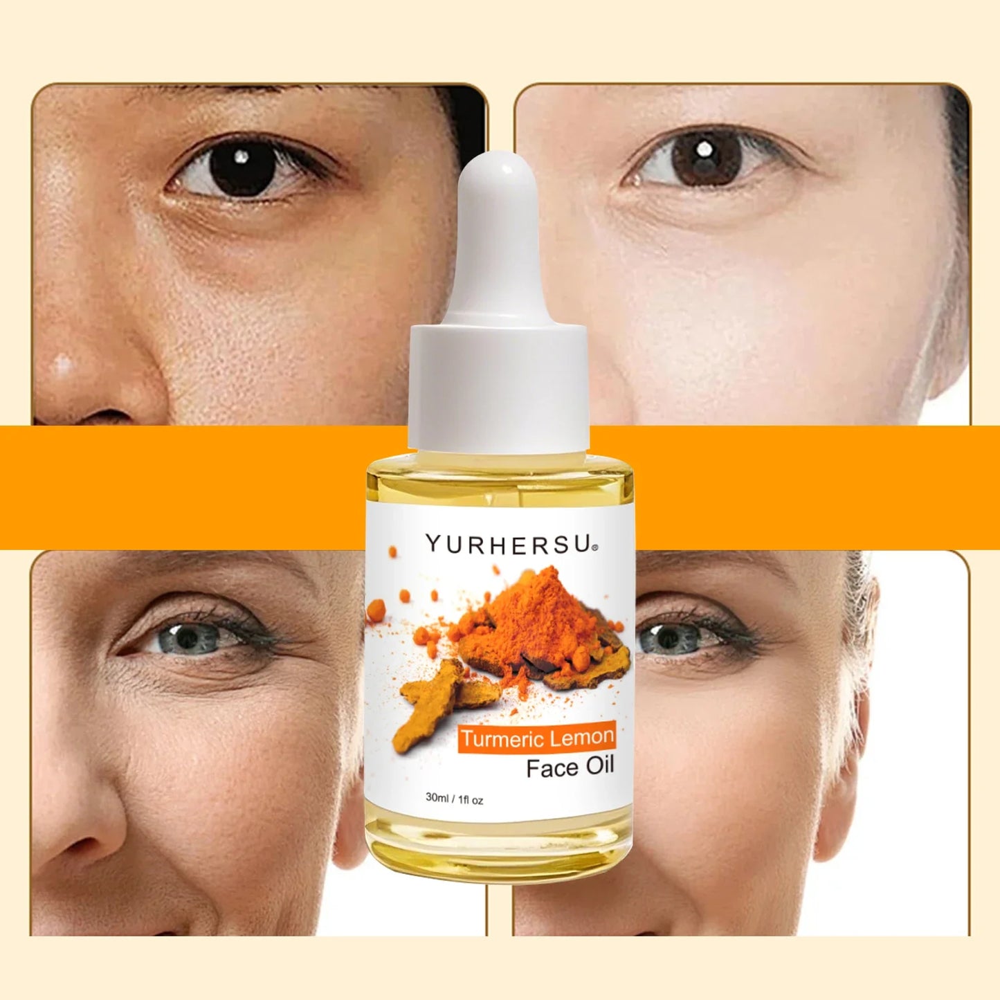 YURHERSU Turmeric Lemon Revitalizing Face Oil 30ml