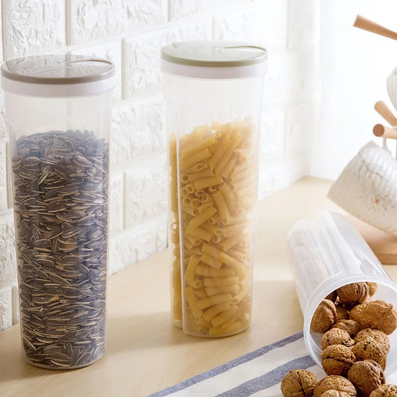 Food Storage Box Sealed Containers Leakproof Storage Box Crisper for Cereal Spaghetti Noodle Pasta Grain Peaceful Pleasures Health and Wellness
