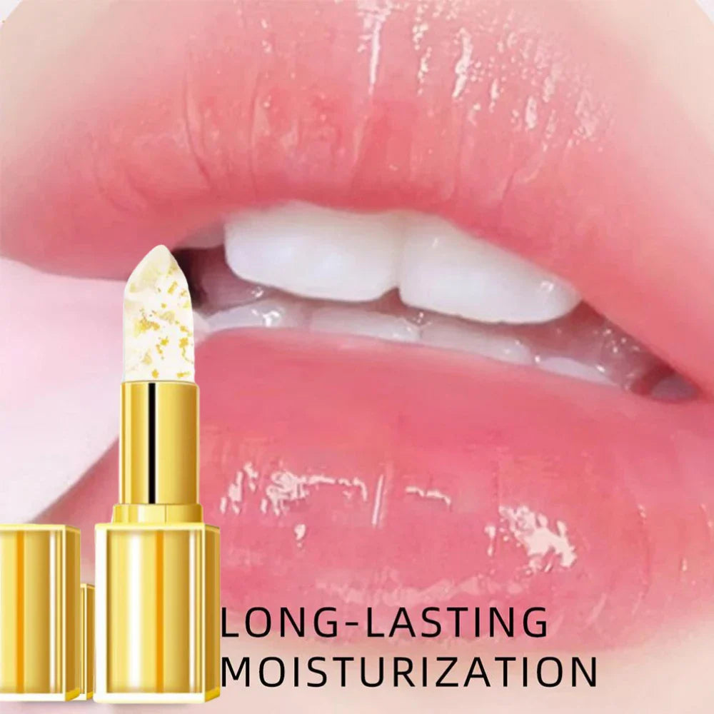 pH Color-Changing Lip Balm with Hyaluronic Acid – Tinted Gloss