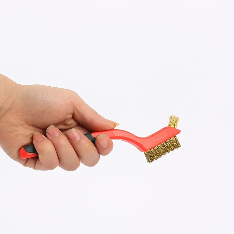 3-Piece Wire Brush Set – Stainless Steel & Brass Cleaning Brushes