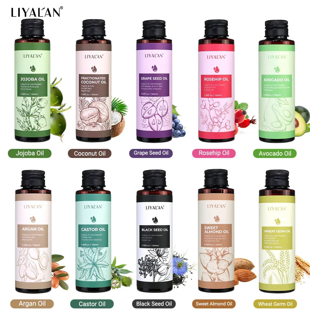 Pure Cold-Pressed Carrier Oils – Jojoba, Argan, Rosehip & More Peaceful Pleasures Health and Wellness