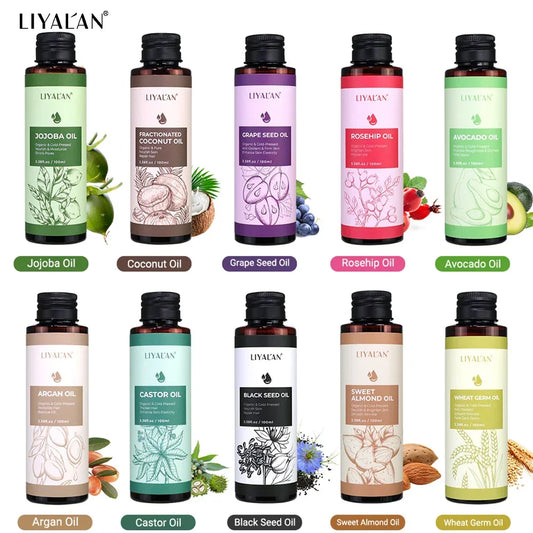 Pure Cold-Pressed Carrier Oils – Jojoba, Argan, Rosehip & More Peaceful Pleasures Health and Wellness