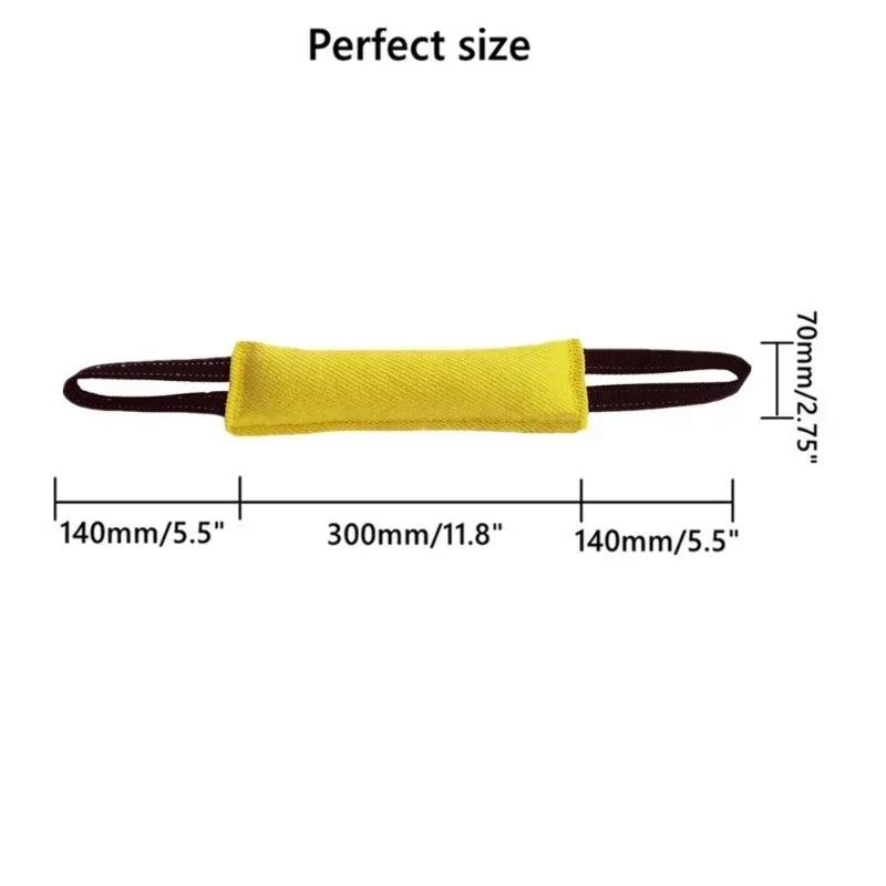 Flax Dog Tug Toy – Durable Bite Stick for Training