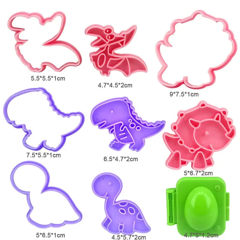 Plasticine Mold Kids DIY Craft Toys Accessories Cartoon Dinosaur