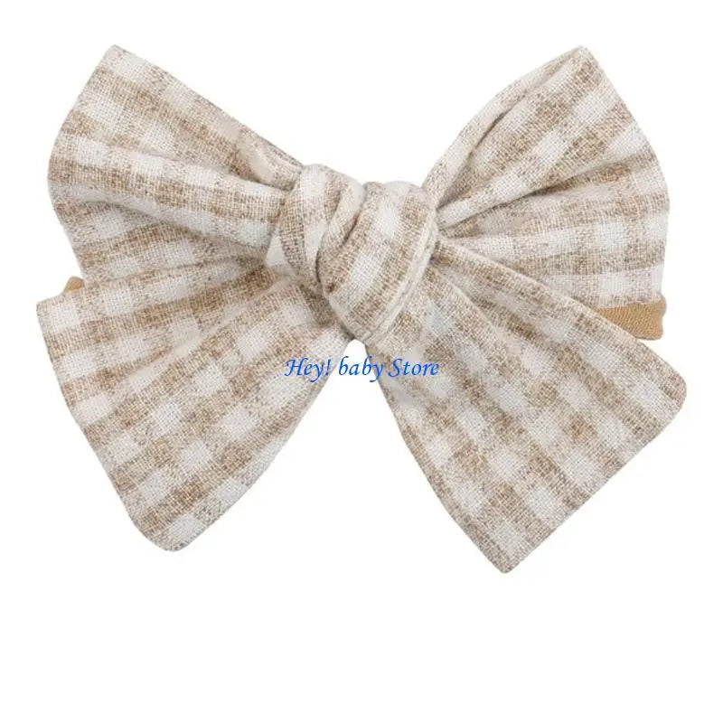 Baby Girl Bowknot Headband | Soft Elastic 0–24 Months