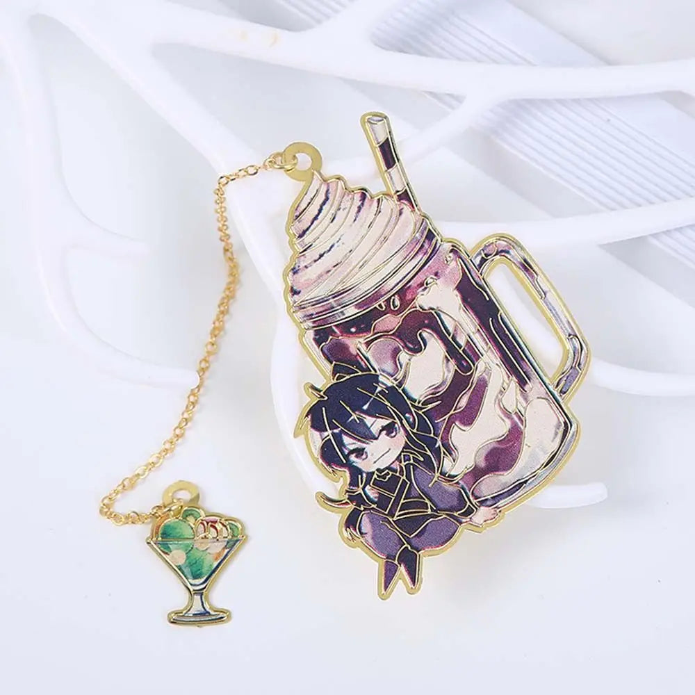School Supply Stationery Wei Wuxian Lan Wangji Pendant Pagination Mark Mo Dao Zu Shi Bookmark Hollow Bookmark Book Markers Peaceful Pleasures Health and Wellness