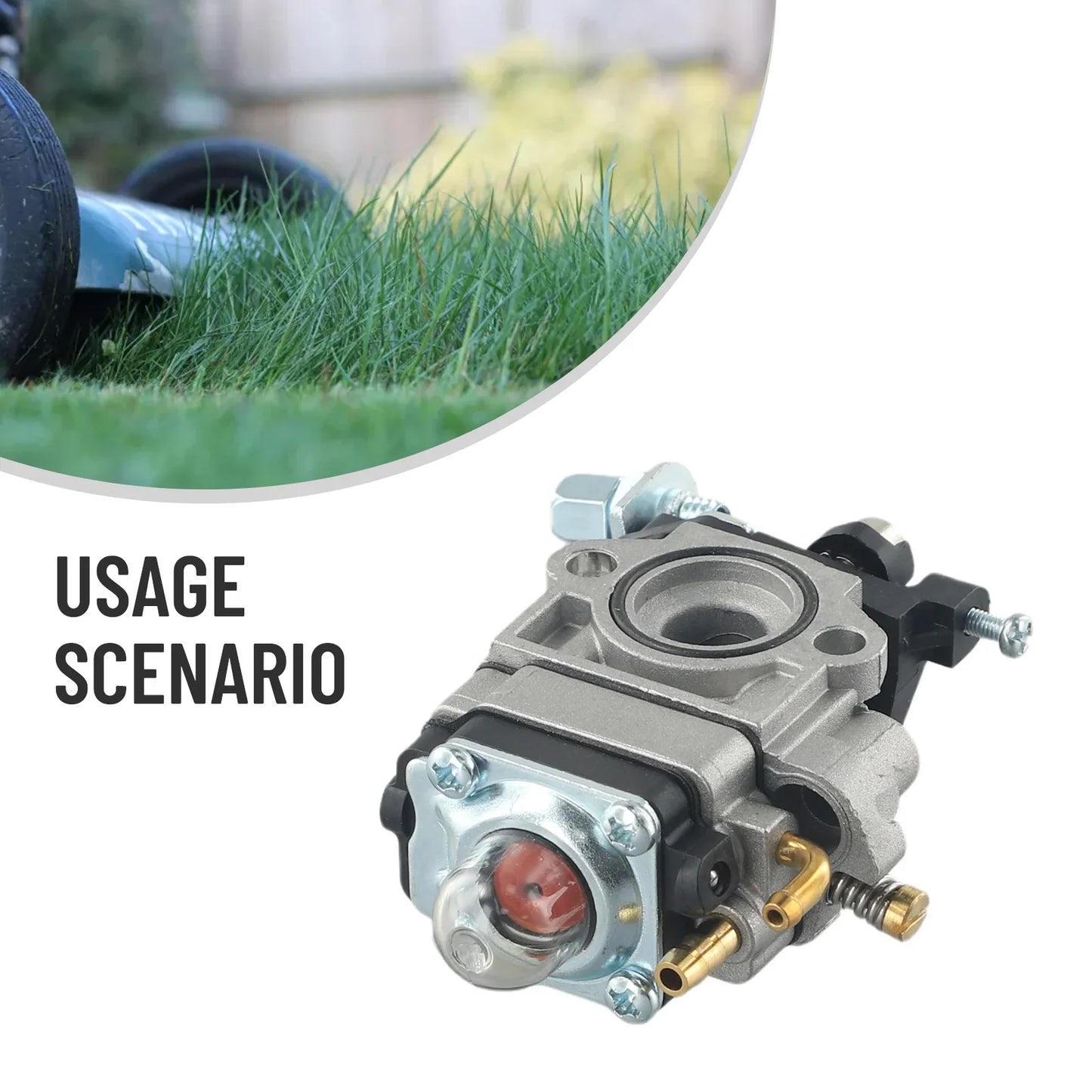 11mm Carburetor 22cc–36cc 2-Stroke Strimmer Chainsaw Trimmer