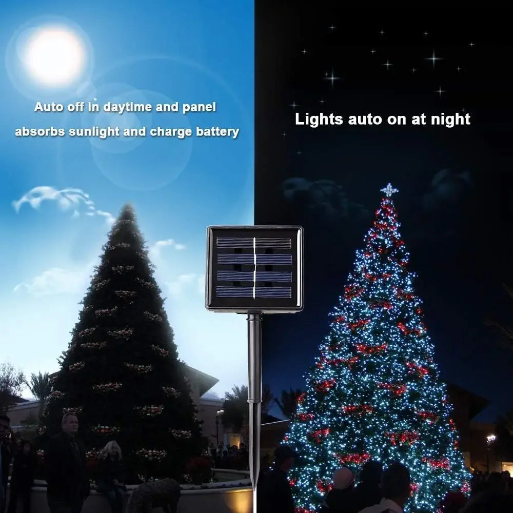Solar Fairy String Lights 7M 50 LED | 8 Modes Waterproof