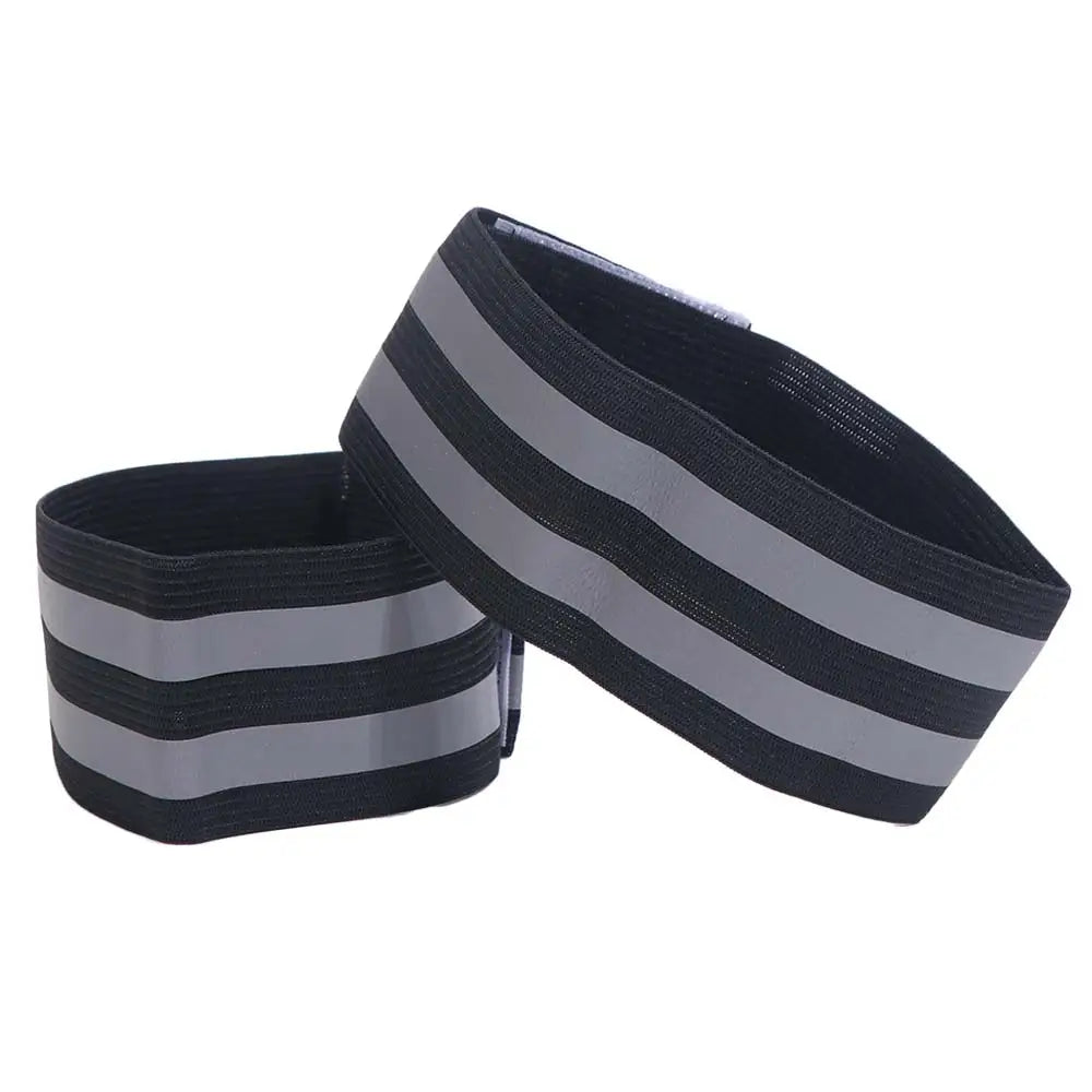 8-Pack Reflective Safety Armbands – High Visibility Elastic Bands