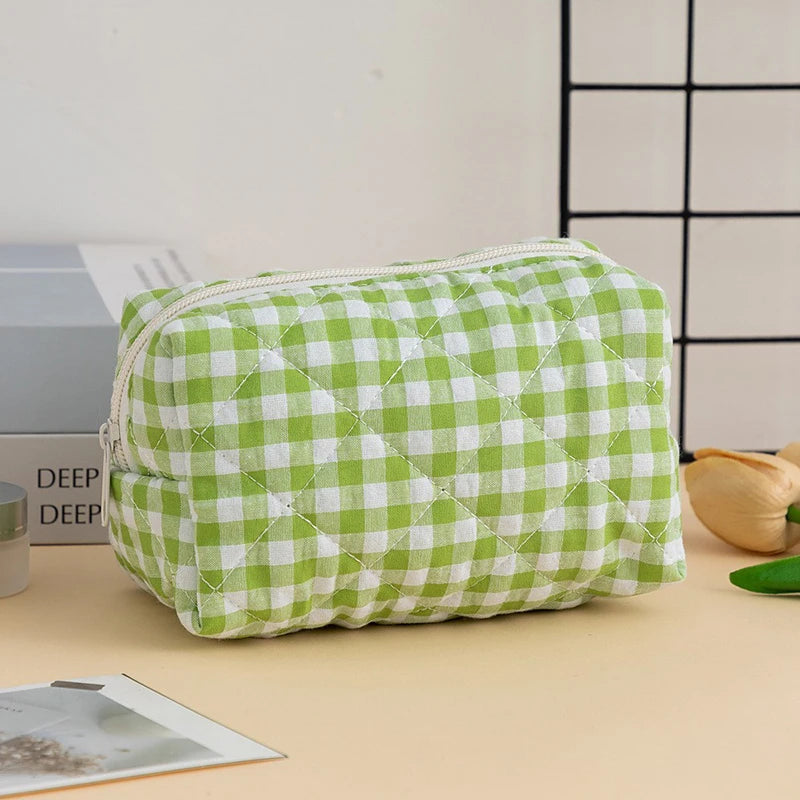 Bow-Knot Travel Portable Minimalist Large Capacity Soft Storage Makeup Bag Peaceful Pleasures Health and Wellness A6