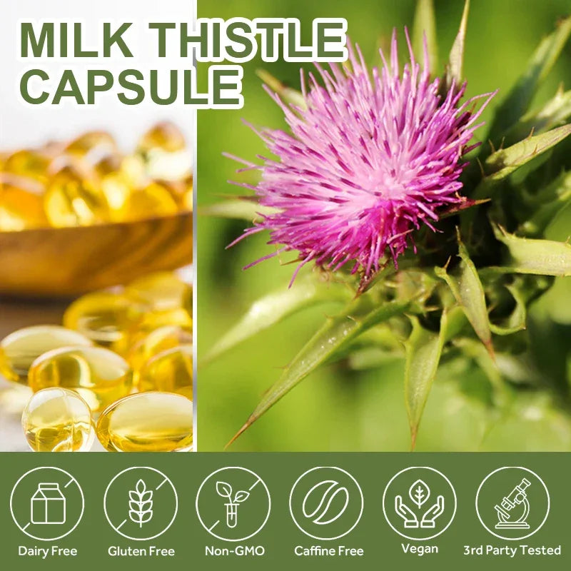 BEWORTHS Milk Thistle 1000mg Capsules – Liver Support Peaceful Pleasures Health and Wellness