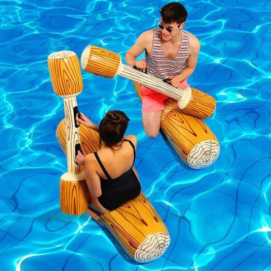 Inflatable Pool Float Raft for 2 Players – Kids & Adults Inflatable Pool Float Peaceful Pleasures Health and Wellness
