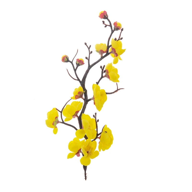 Silk Plum Blossom Branch | Artificial Flower Wedding & Home Decor
