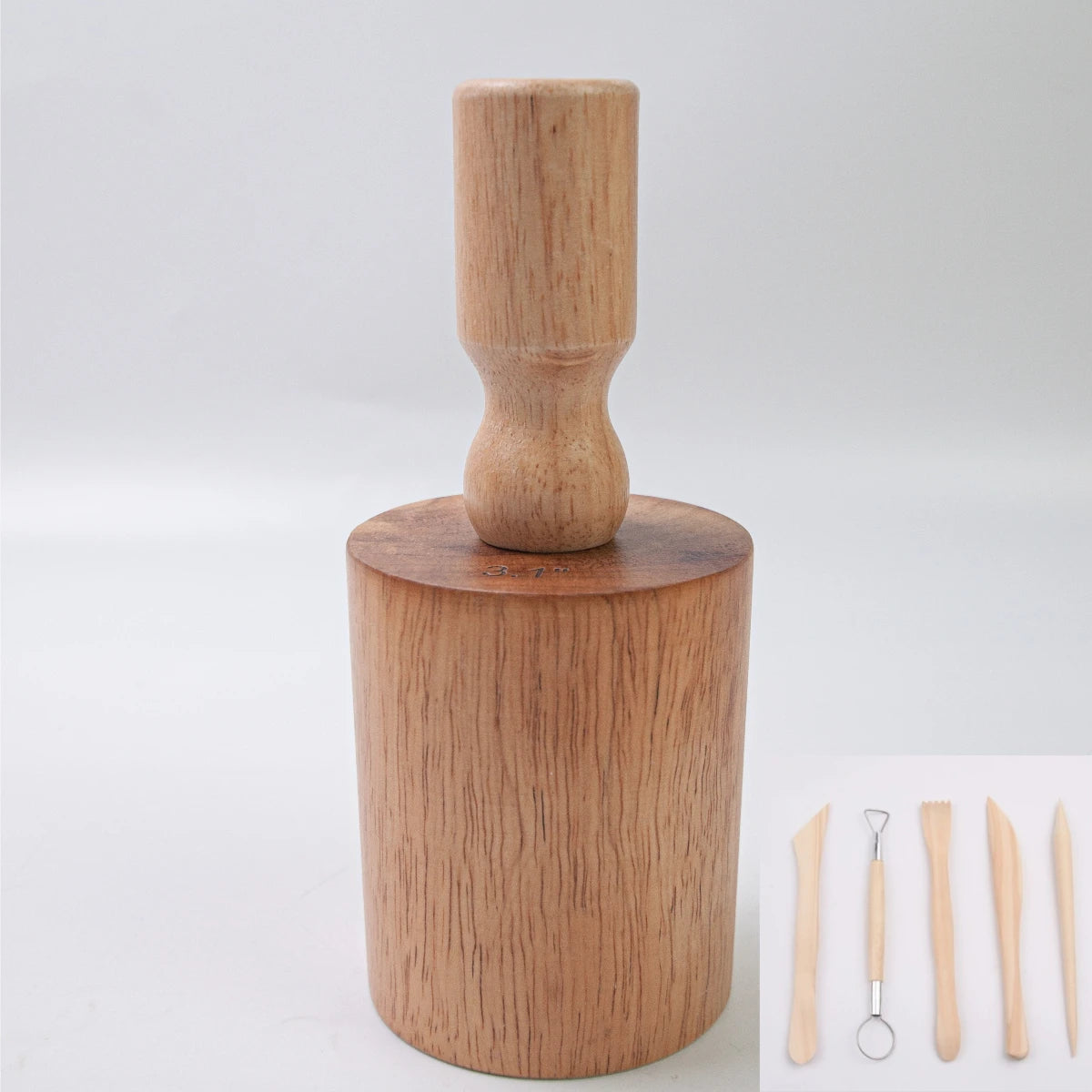 1X Cup Pottery Molds, Create Pottery Mug Vases Cup Molds, Pottery Shaping Tool, W/ 5X Wooden Clay Sculpting Tools Peaceful Pleasures Health and Wellness 3.1 inch