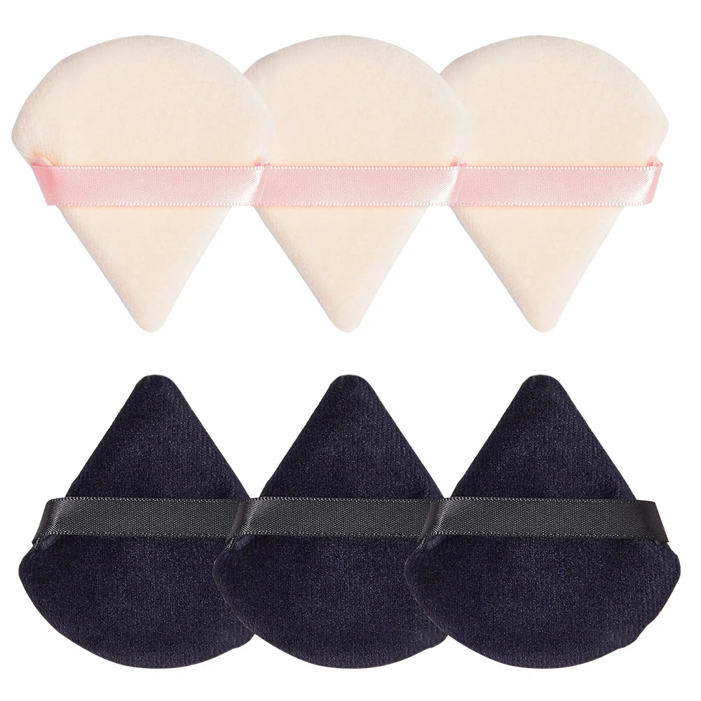 RUNTOIN Triangle Powder Puff Mini Finger Makeup Sponge 6-20 Pc