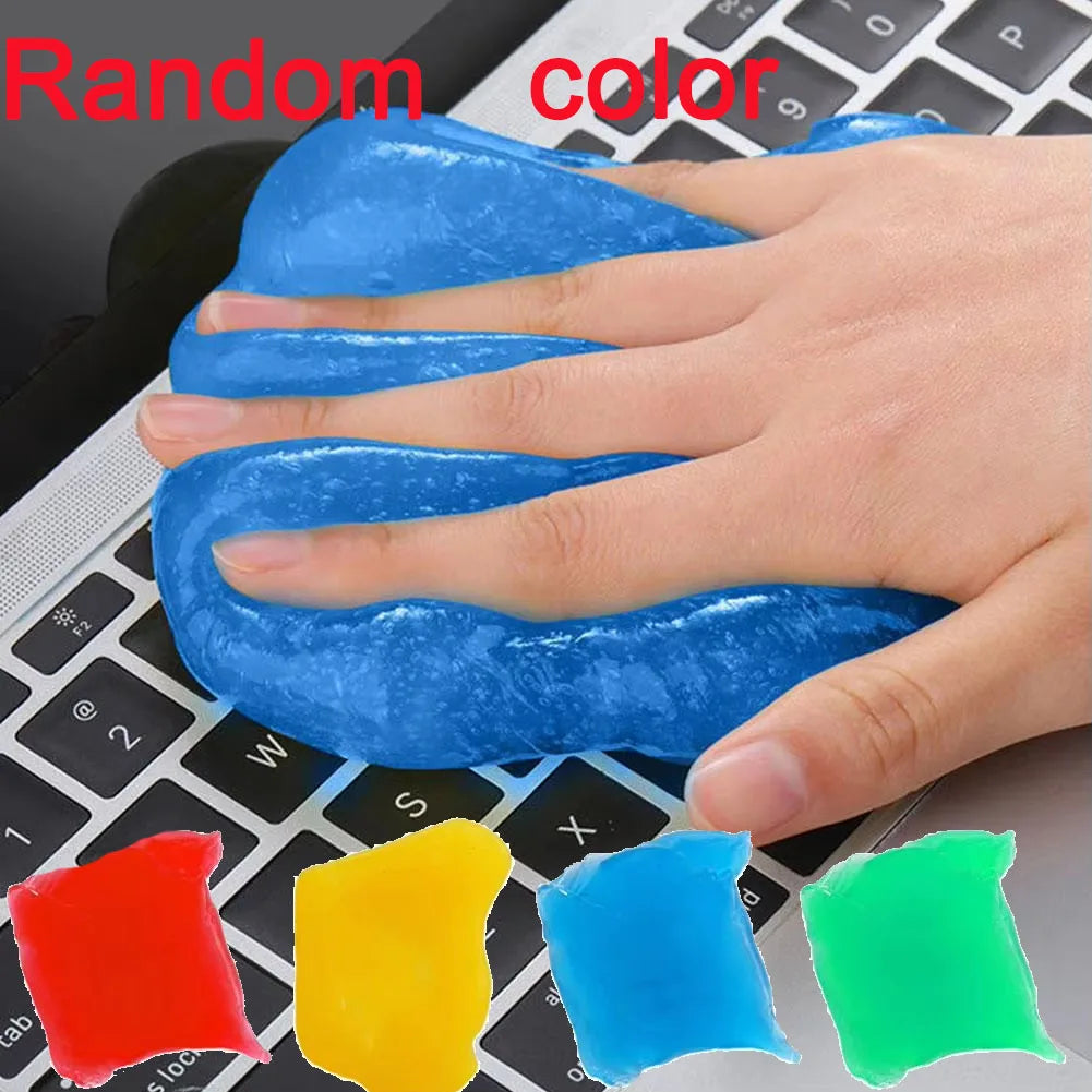 Random Car Wash Interior Car Cleaning Gel Dust Remover Glue Computer Keyboard Dirt Cleaner Supplies Cleaning Accessories Peaceful Pleasures Health and Wellness