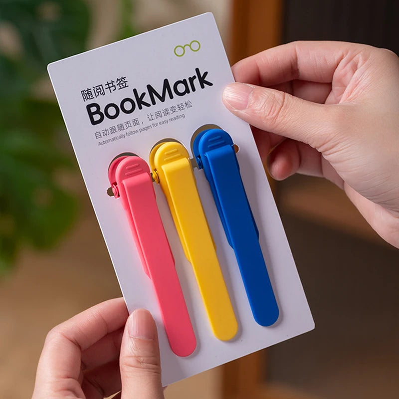 Silicone Bookmarks for Readers – 1 or 3 Pack | Book Clips