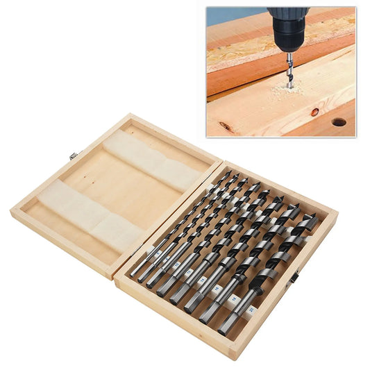 8Pcs 6/8/10/12/14/16/18/20mm Woodworking Carbon Steel Auger Drill Bit Set Hex Quick Change Shank For Soft Hard Wood Hole Saw Peaceful Pleasures Health and Wellness