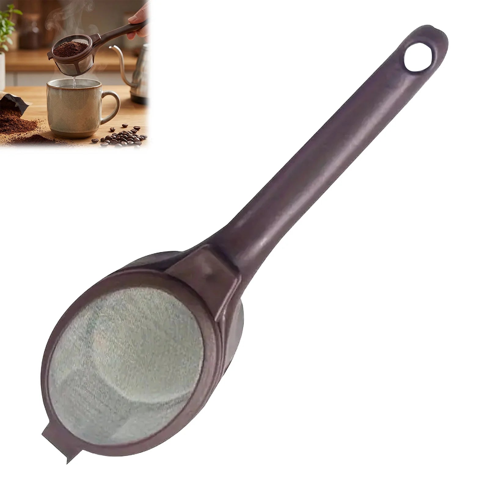 Coffee Filter Spoon Food Grade PP Material Kitchen Tool Suitable For Coffee Lovers Peaceful Pleasures Health and Wellness