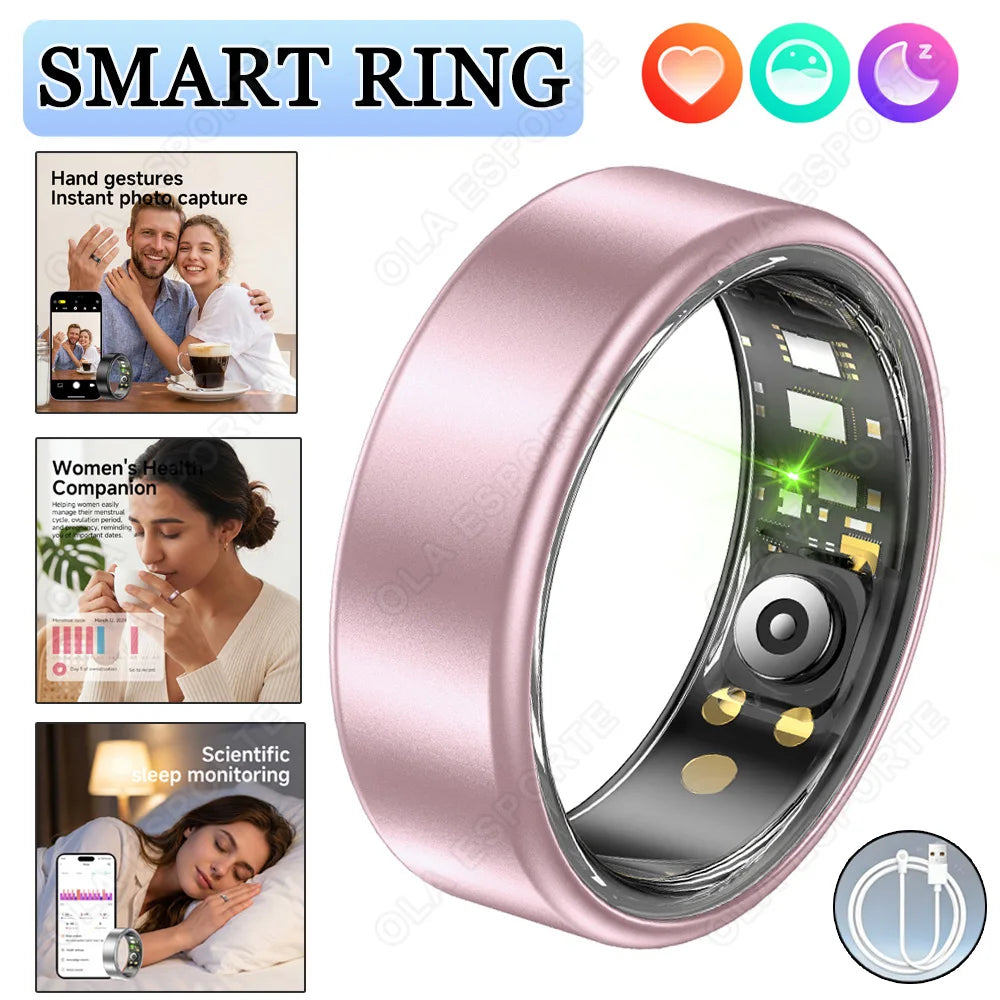 Ola Esporte Smart Ring | Heart Rate, SpO₂, Sleep – 5ATM