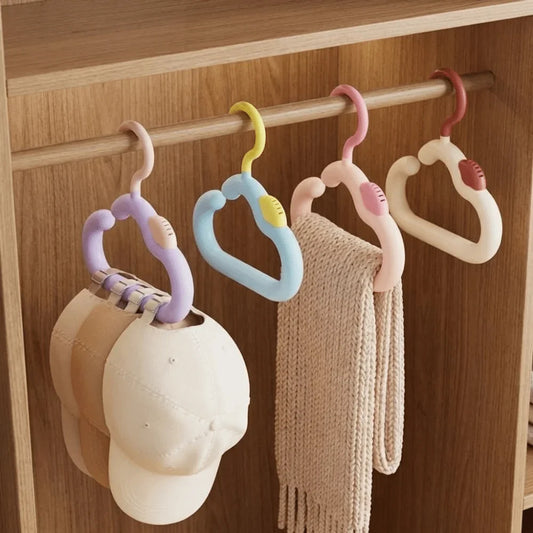 2-Pack Cloud Hook Hangers for Scarves, Hats & Ties | Anti-Slip Wardrobe Hook Hanger Oasis Select