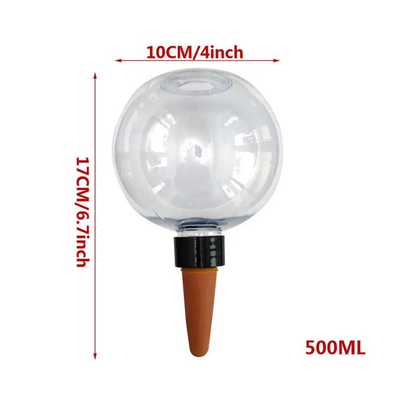 Pot Watering Spikes Automatic Multifunctional Watering Globes 500ml Portable Watering Stakes for Home Balcony Living Room Peaceful Pleasures Health and Wellness