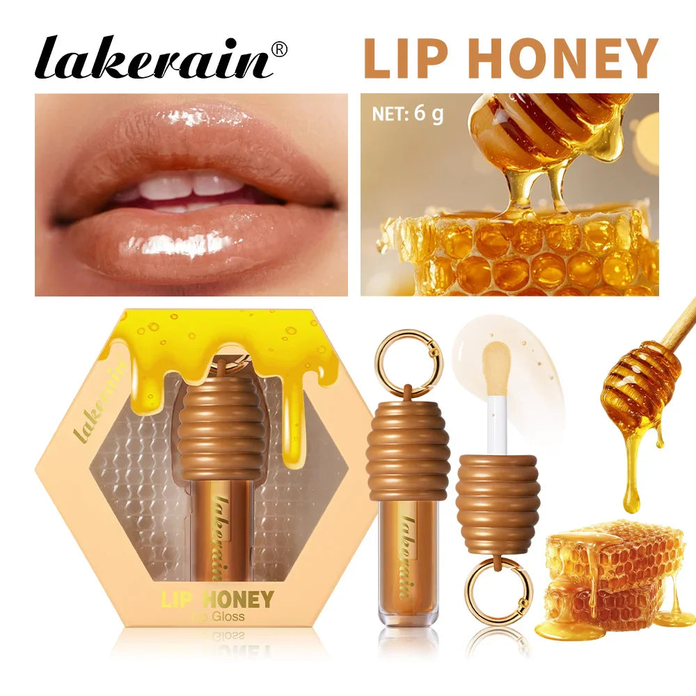 Lakerain Lip Honey Gloss – Hydrating, Plumping & Non-Sticky