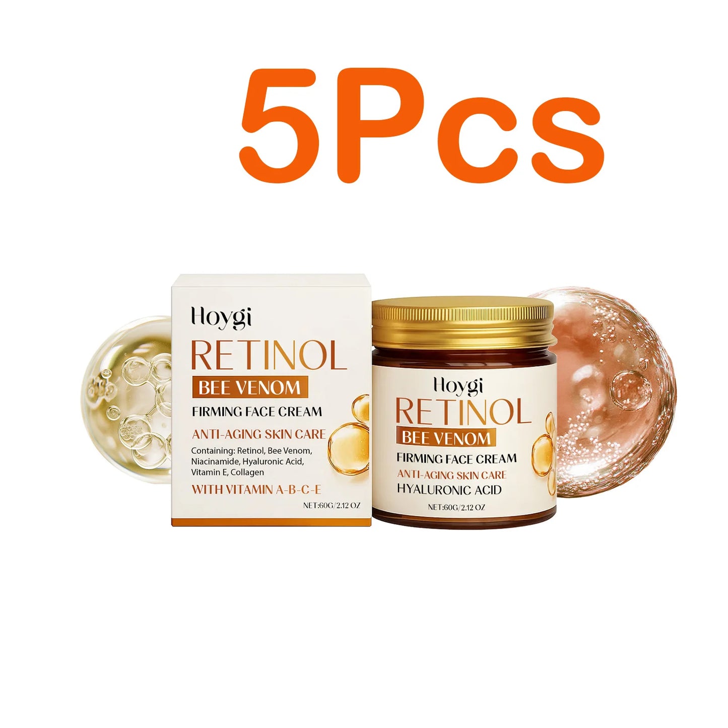 Retinol & Bee Venom Anti-Aging Face Cream 60g | Firming
