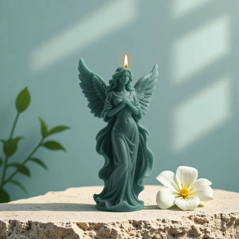 Angel Wings Silicone Candle Mold – DIY Resin & Gypsum Sculpture
