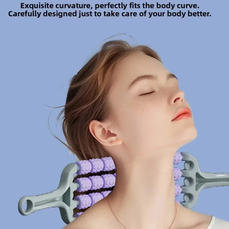 Portable Roller Massage Stick Manual Massage Tool Children's Muscle Roller Yoga Fitness Comfortable Massage Stick, Outdoor Gym Peaceful Pleasures Health and Wellness