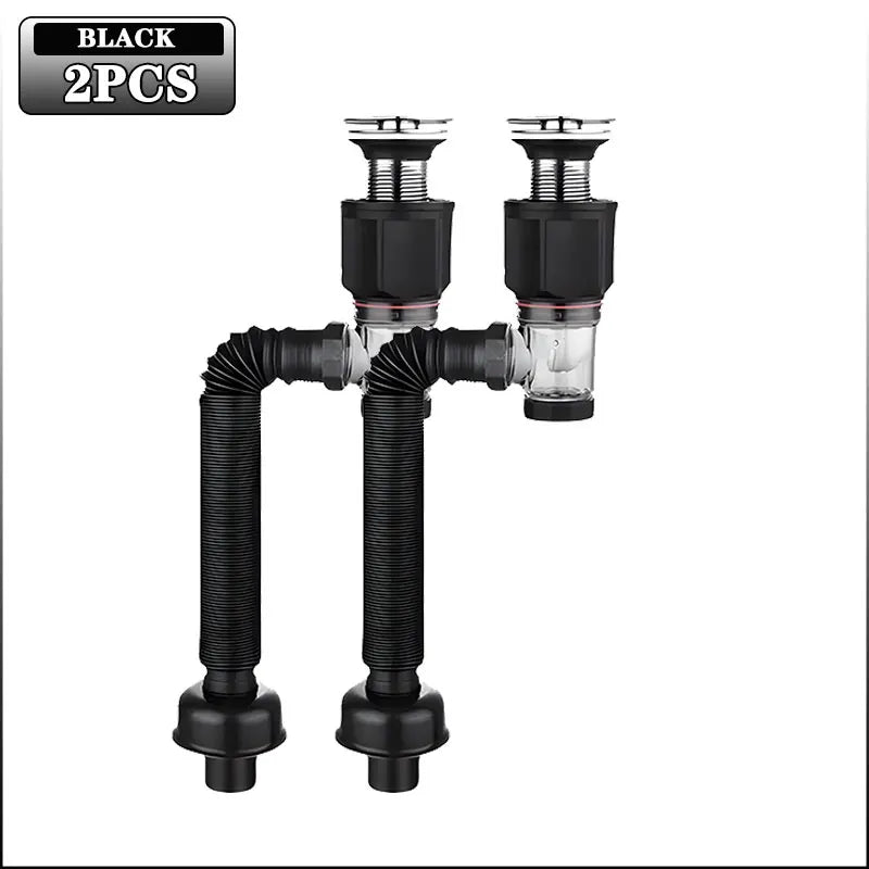 Flip-Top Retractable Sink Drain – Anti-Clog & Deodorizing Filter