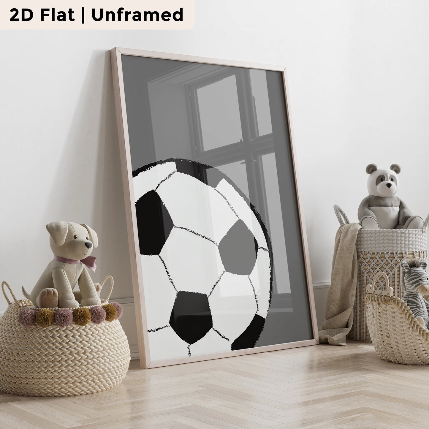 3-Piece Football Field Canvas Wall Art | Sports Poster Decor