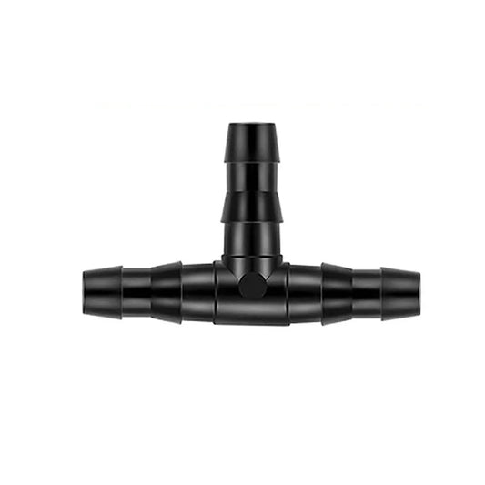 100-Pack 4/7mm Tee Connectors for Drip Irrigation Systems Drip Irrigation Fittings Peaceful Pleasures Health and Wellness