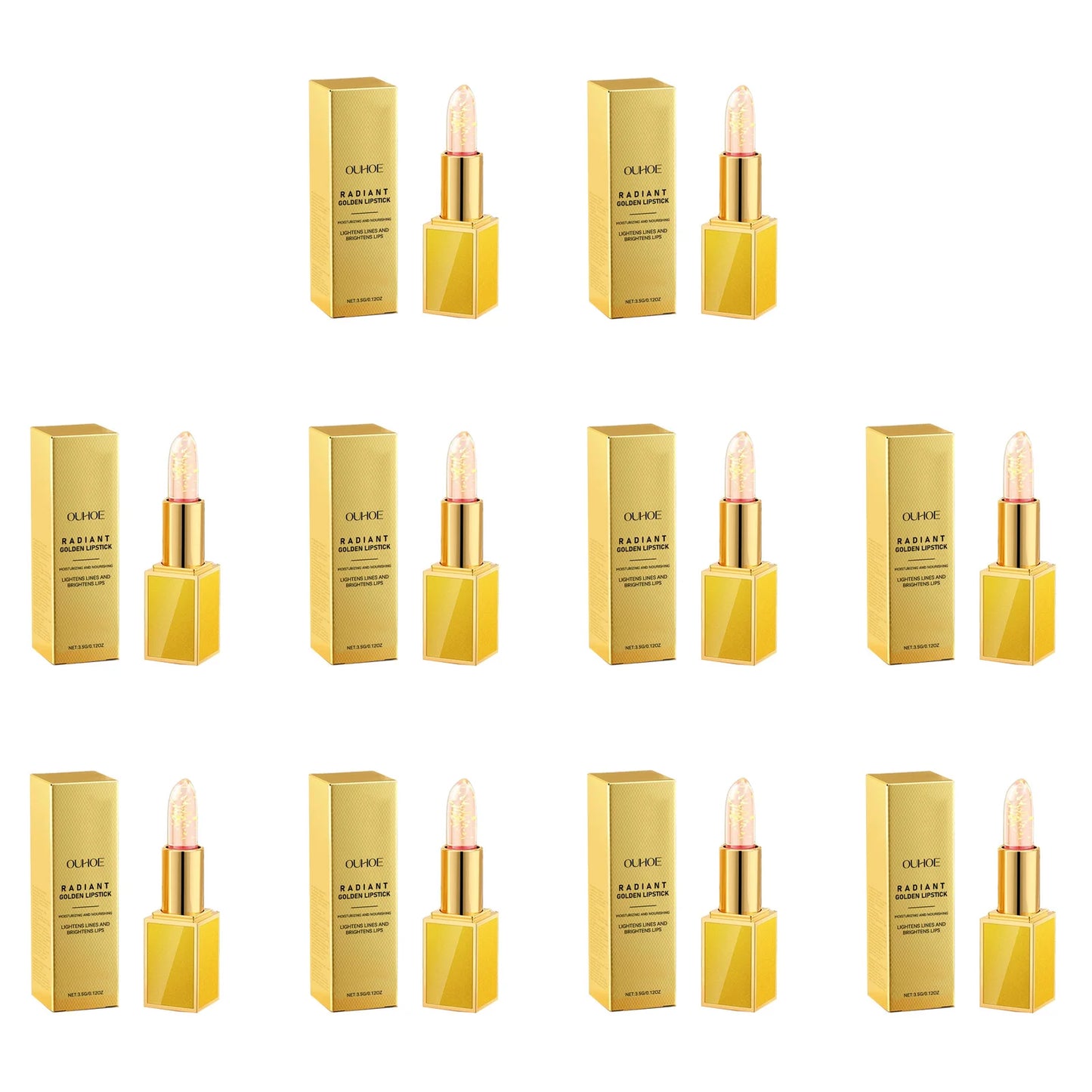 Gold Foil Lip Balm – Hyaluronic Acid, Vitamin E & Gold