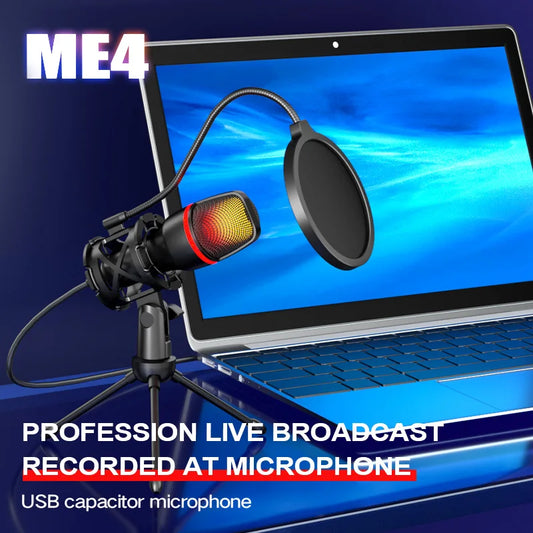 AyeBeau USB RGB Condenser Microphone for PC, Streaming & Gaming USB Condenser Microphone Oasis Select