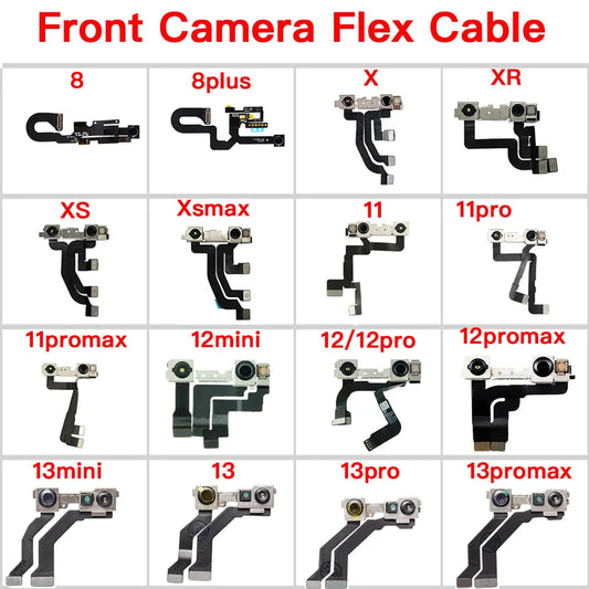iPhone Front Selfie Camera Flex Cable Replacement – No Face ID Camera Replacement Part Oasis Select