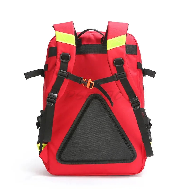 Large Capacity Waterproof First Aid Kit Forest Firefighting Backpack Flood Prevention and Rescue Kit Emergency Equipment Kit Peaceful Pleasures Health and Wellness