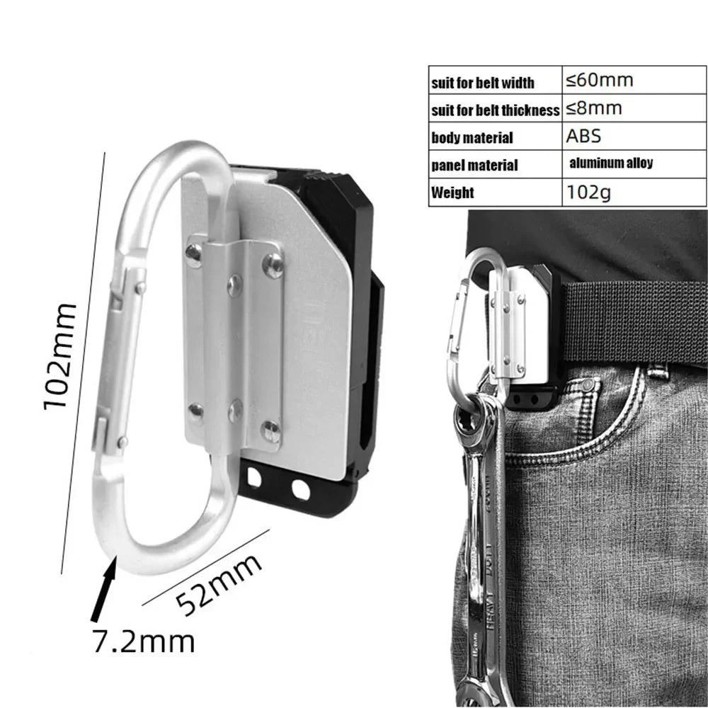 Belt Tool Hanger Holder for Drill, Hammer & Tape Measure