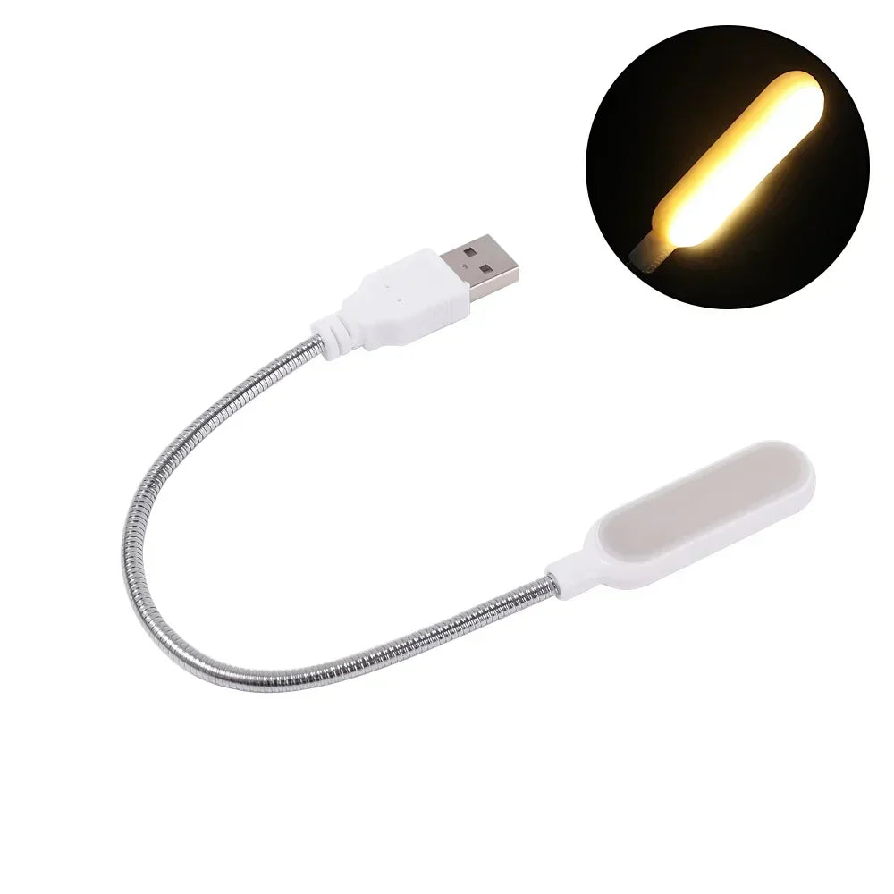 POCKETMAN USB LED Book Light | Flexible Gooseneck Reading Lamp