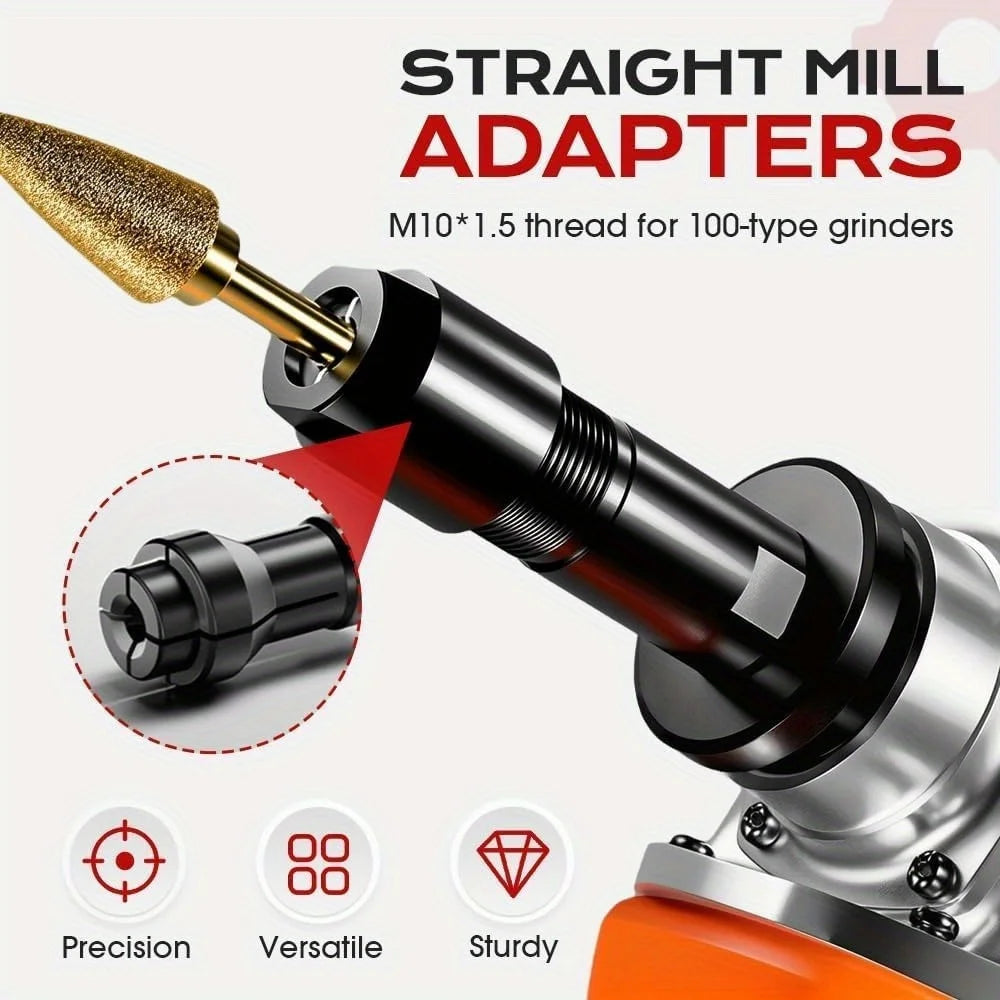 3 Universal Thread Adapter Fitting Angle Grinder Interface Converter